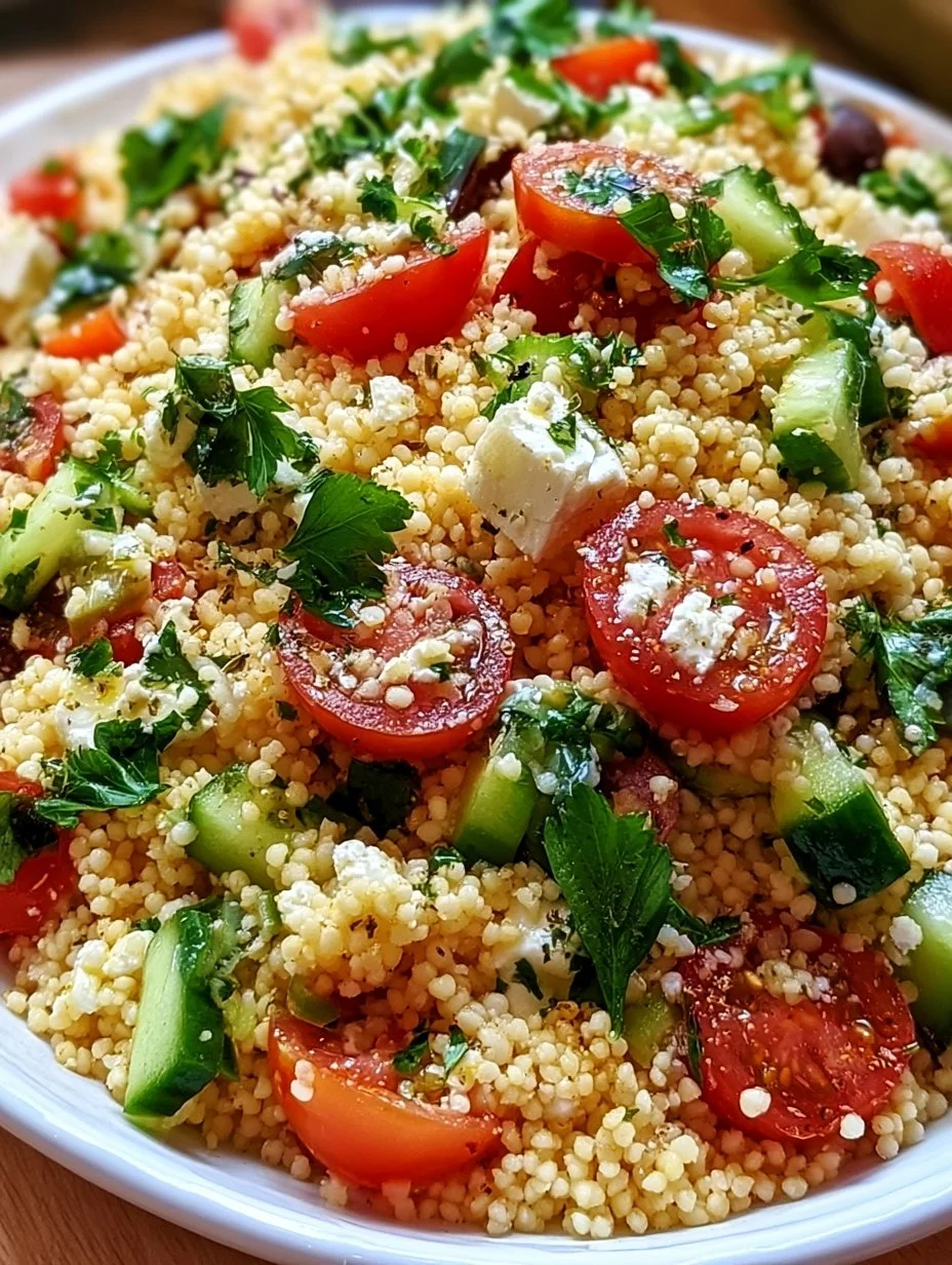 Couscous-Salat mit Feta