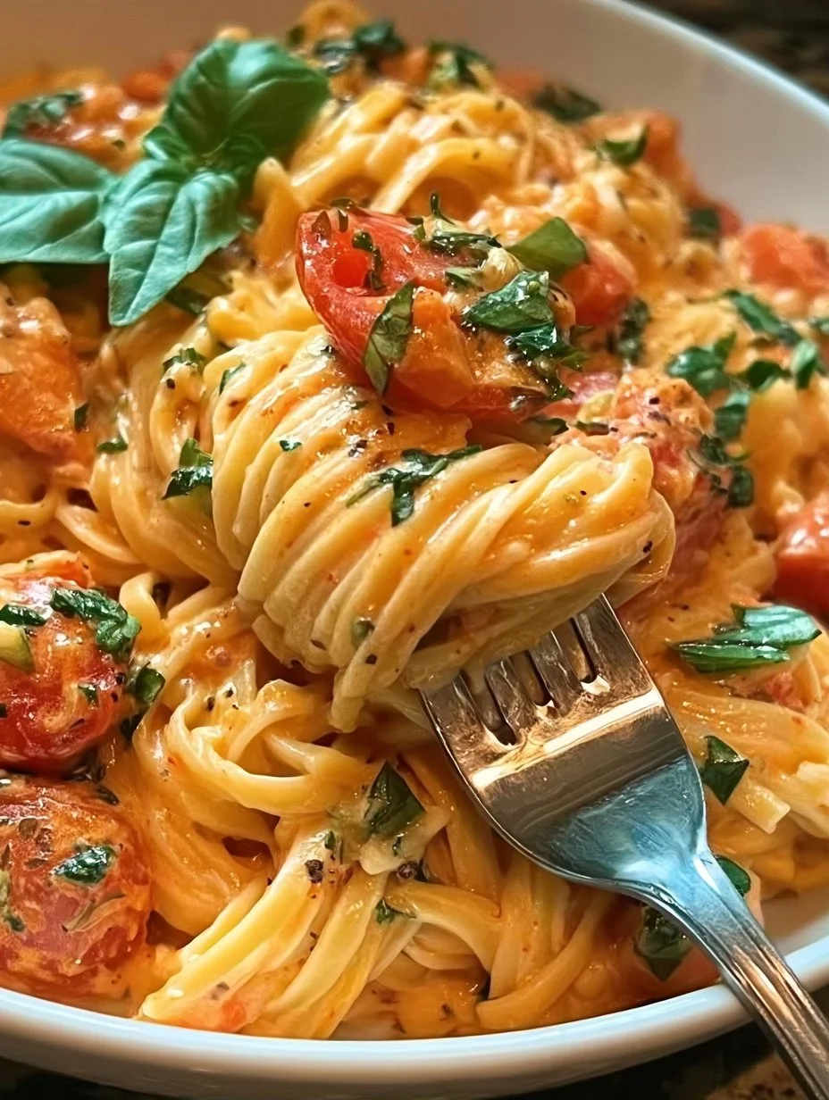 Cremige Tomaten-Knoblauch-Pasta – Blitzschnell und Köstlich