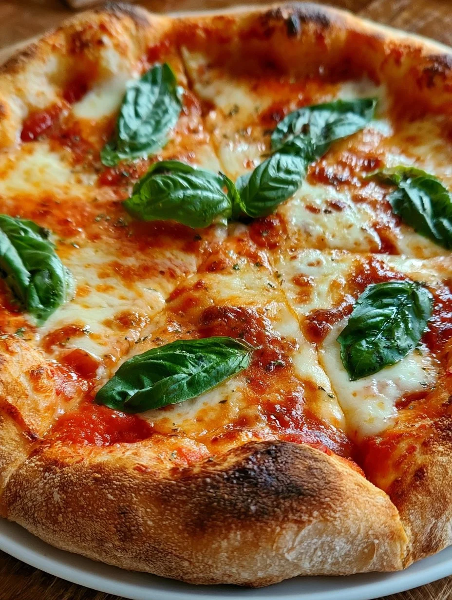 Der beste italienische Pizzateig und Pizza Margherita