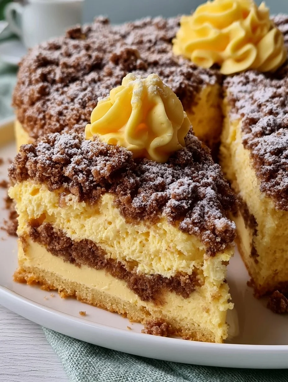 Eierlikör-Kuchen mit Knusperstreuseln
