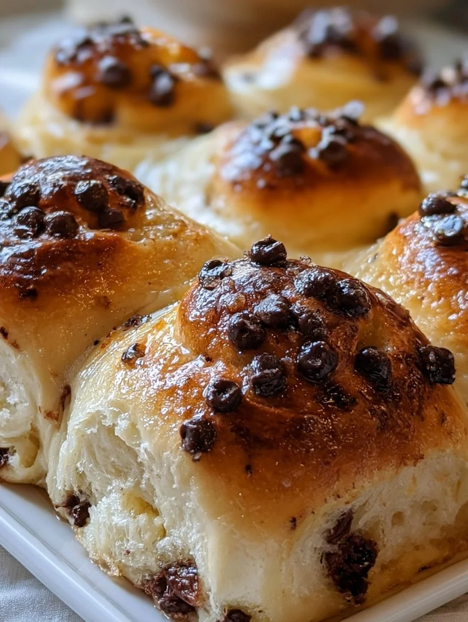 Fluffige und weiche Schokobrötchen aus Hefeteig