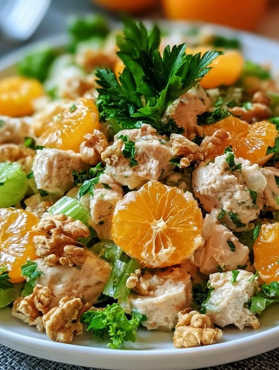 Geflügelsalat mit Mandarinen