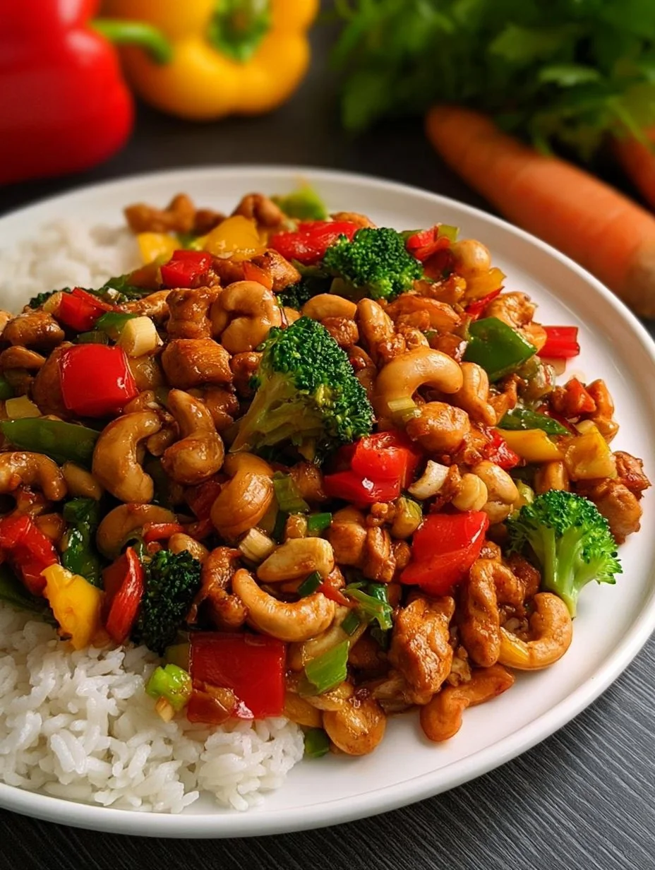 Hähnchen- Cashew-Pfanne