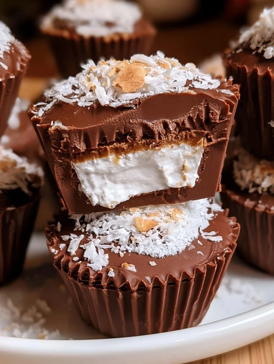 Hausgemachte Mallo Cups