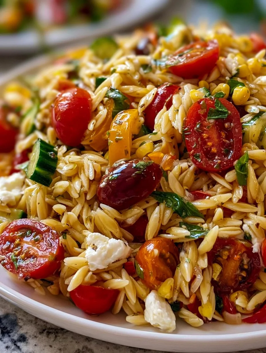 Italienischer Orzo-Nudelsalat