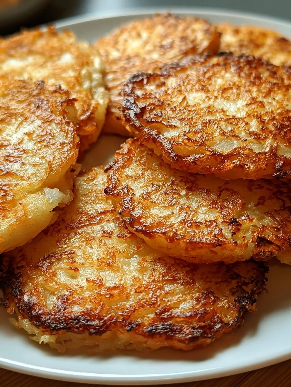Kartoffelpuffer ohne Fett aus der Heißluftfritteuse