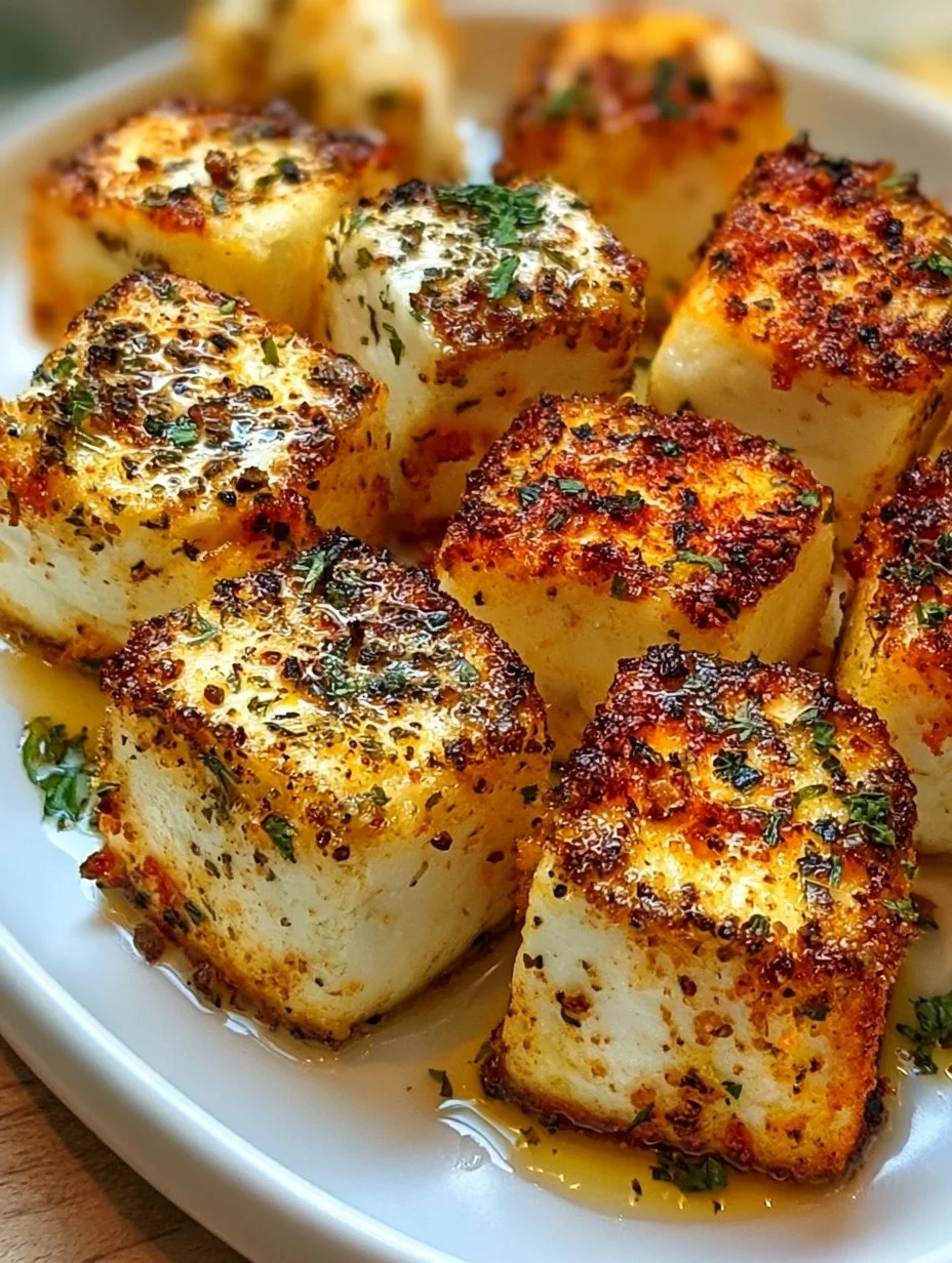 Knuspriger Airfryer-Feta in Minuten