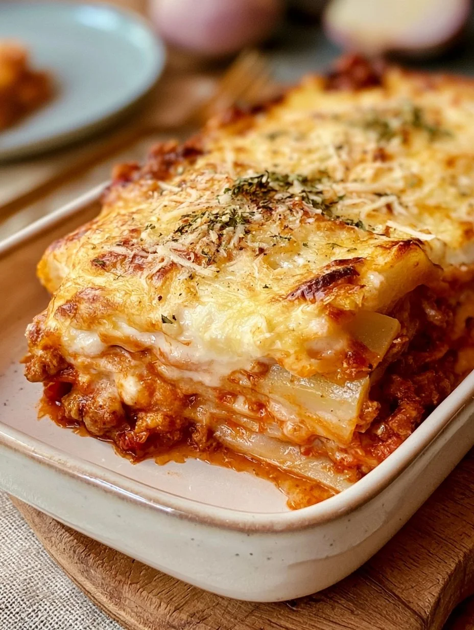 Kohlrabilasagne mit Hack