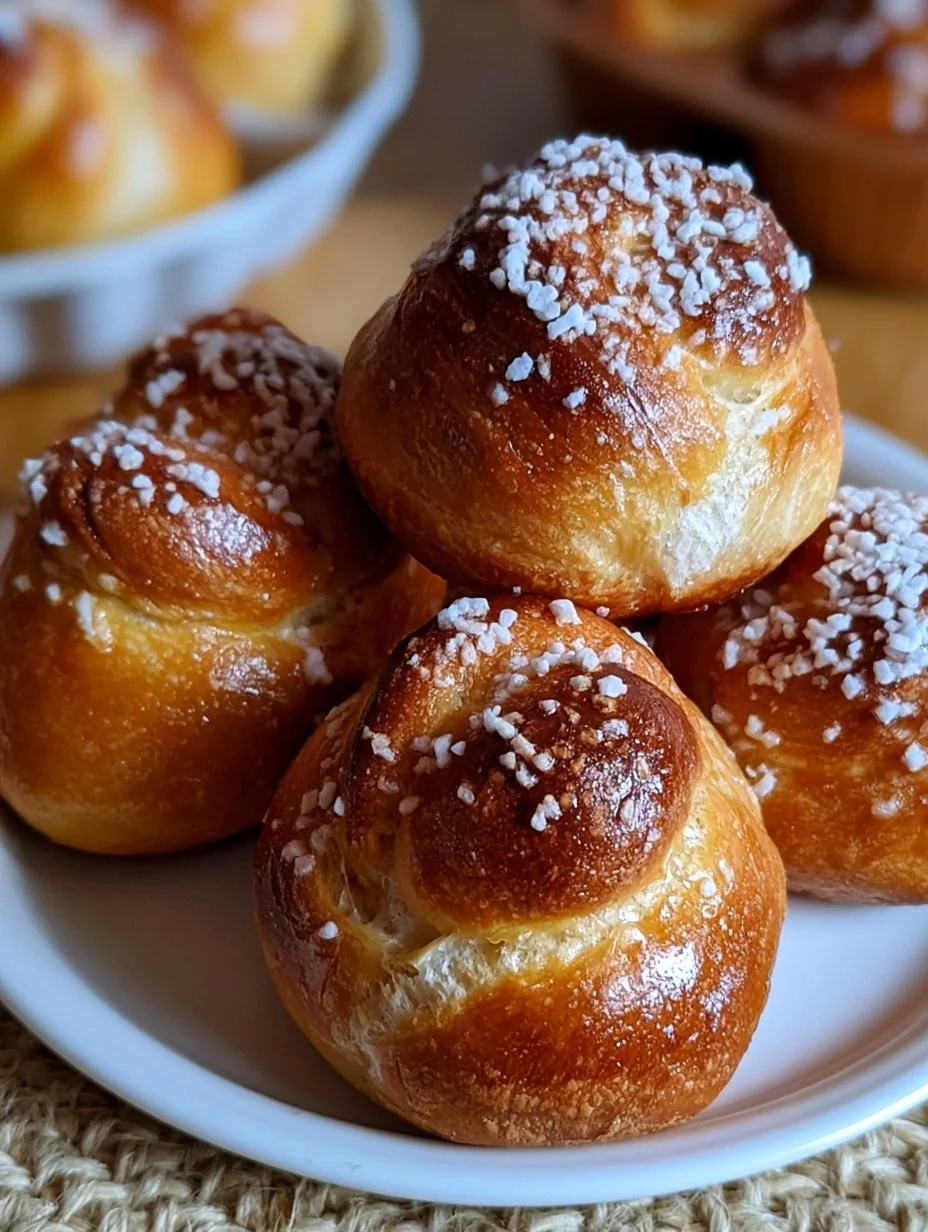 Laugenbrötchen im Muffinsblech