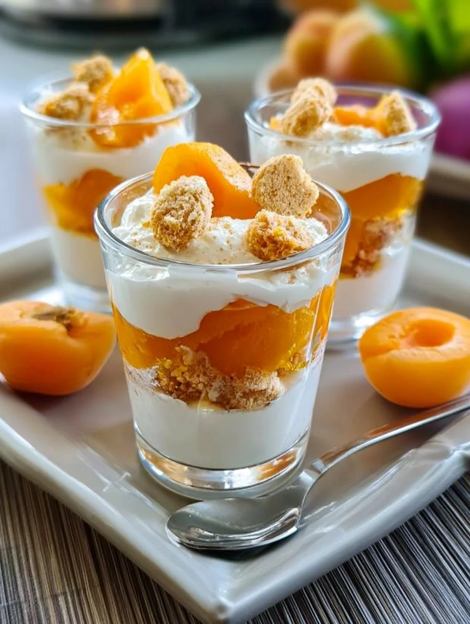 Marillen- Topfen-Dessert