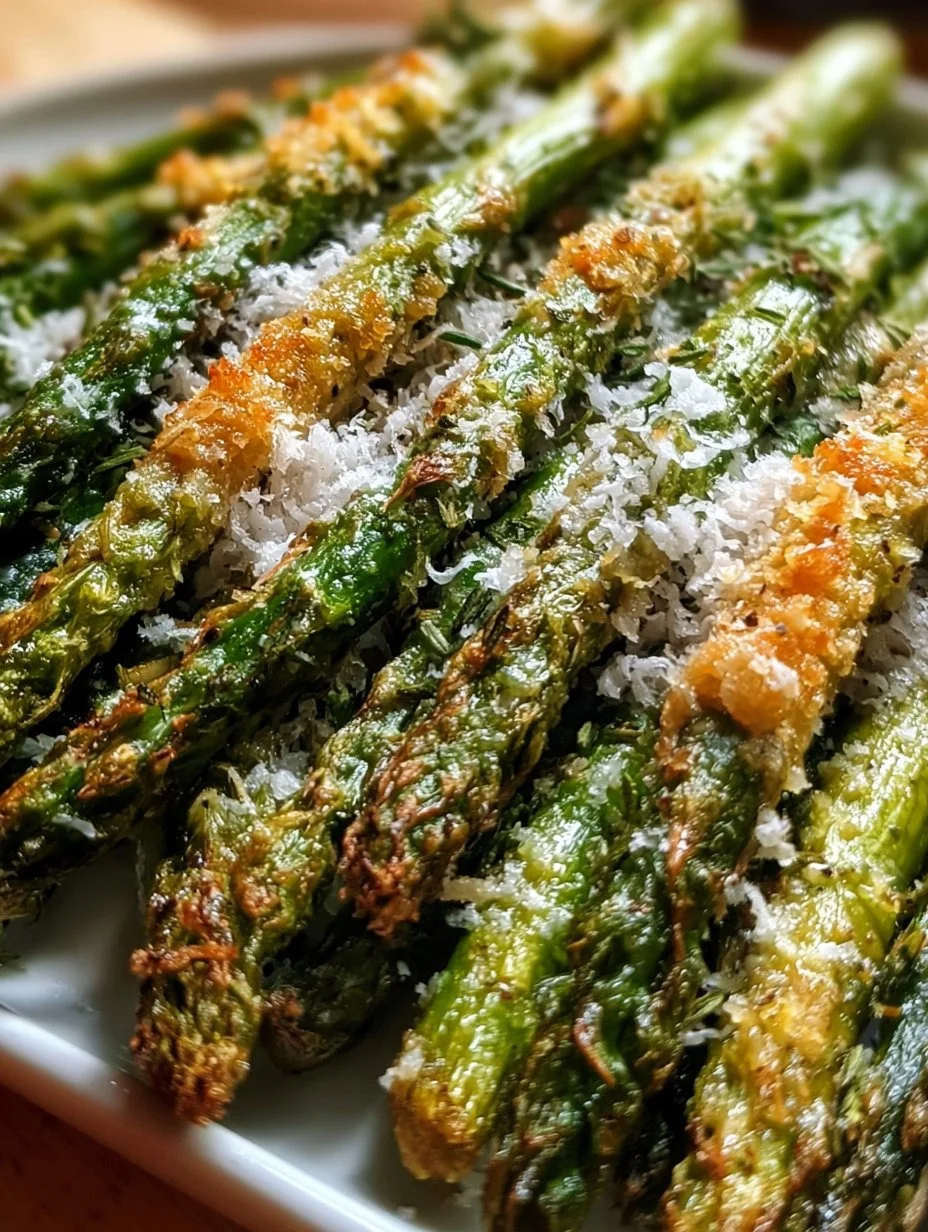 Parmesan Spargel aus dem Ofen