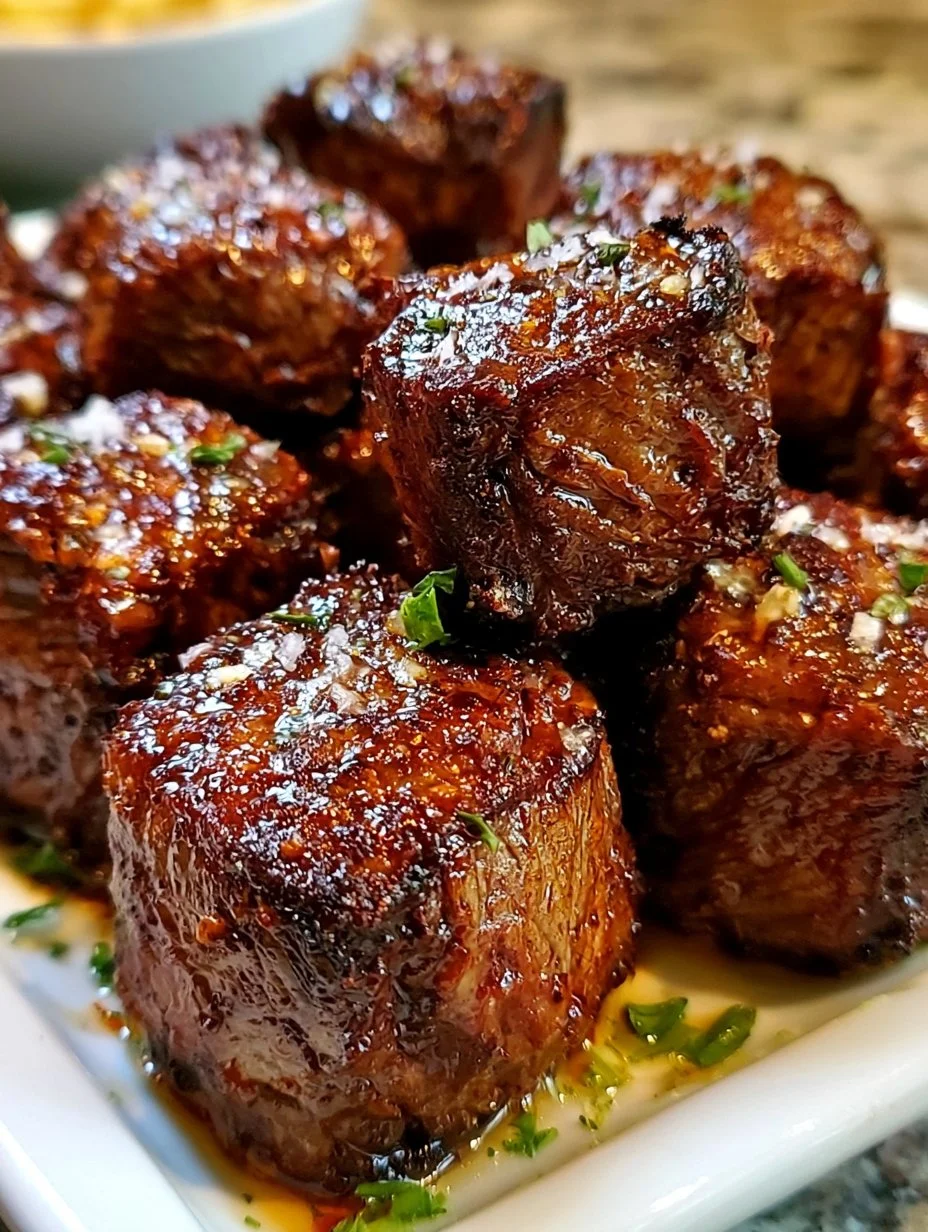 Perfekt gewürzte Steak-Häppchen aus der Heißluftfritteuse