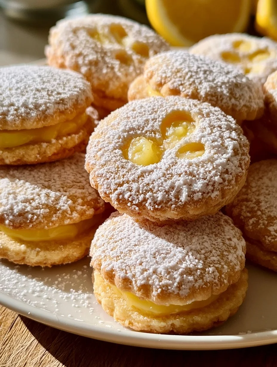 Plätzchen mit Lemoncurd