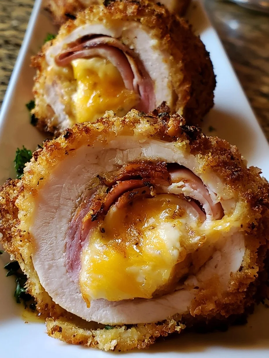 Putenröllchen nach Cordon-Bleu-Art