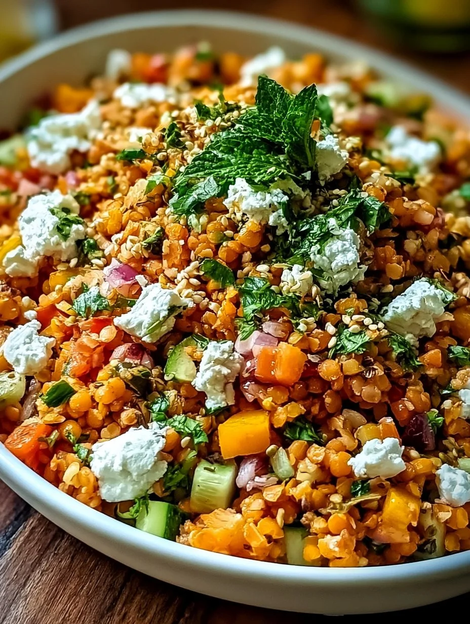 Reis Linsen Salat