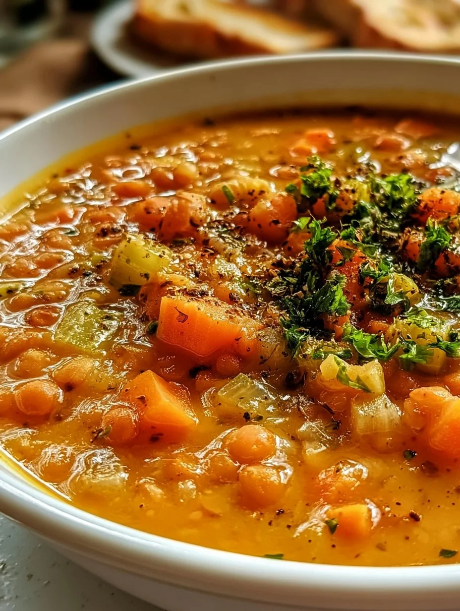 Rezept für Rote Linsensuppe