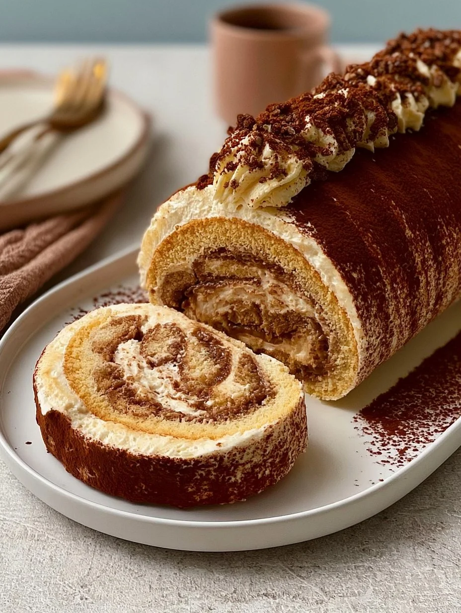 Schnelle Tiramisu-Rolle