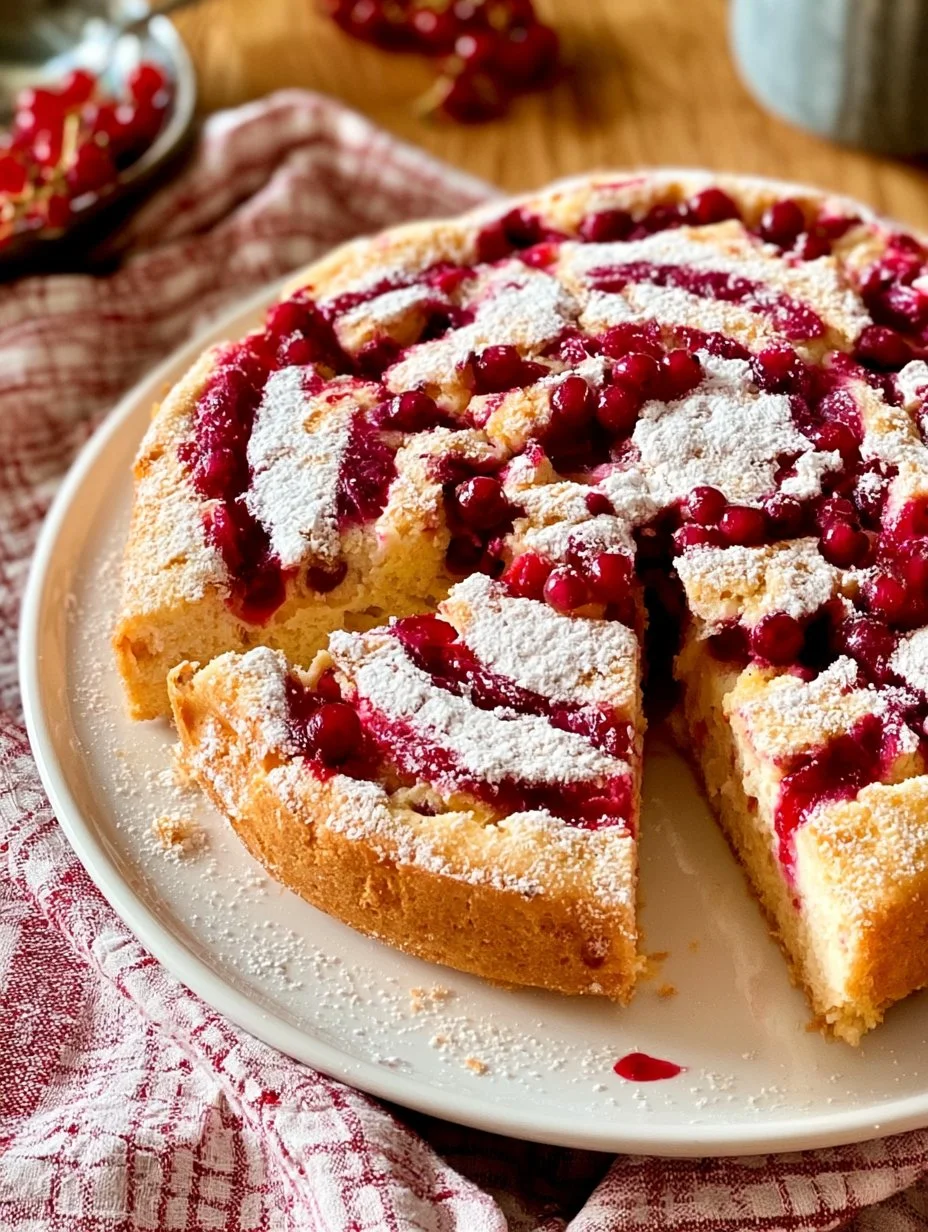 Schneller Johannisbeerkuchen
