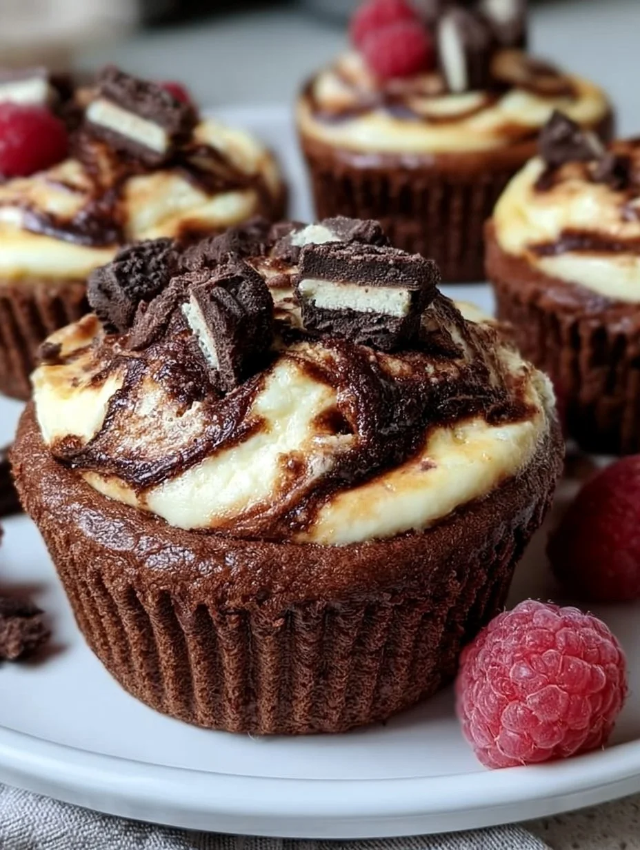Schoko-Cheesecake- Muffins
