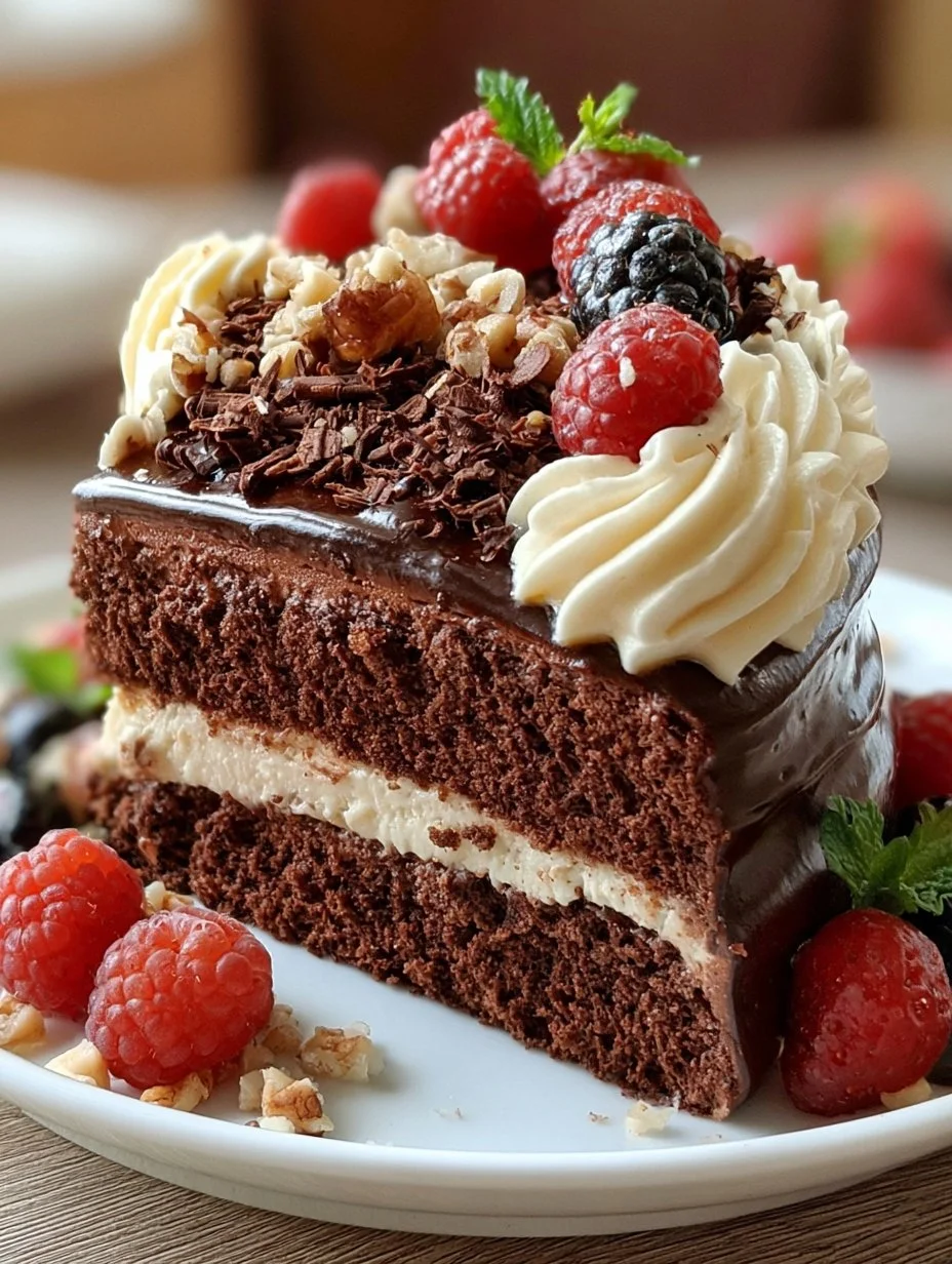 Schokoladenkuchen mit Buttercreme