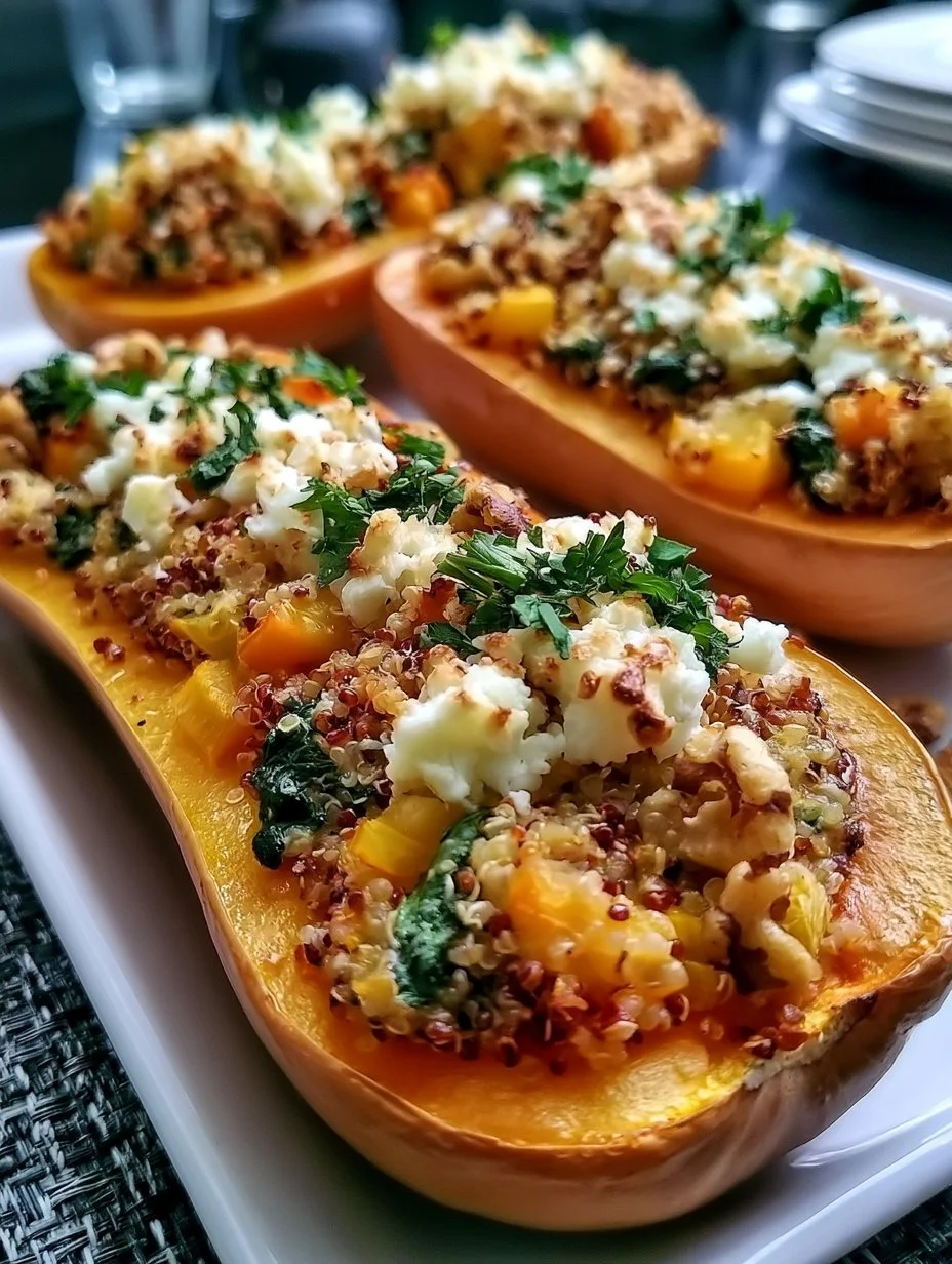 Stuffed Butternut Squash Rezept für 4 Personen