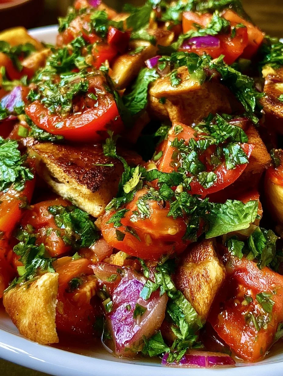 Tomaten Pita Salat