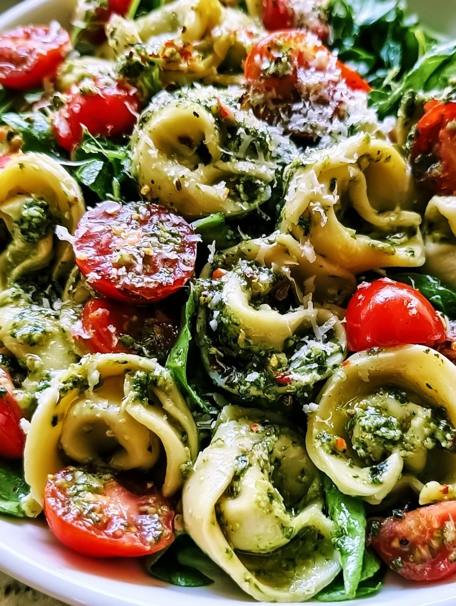 Tortellinisalat mit Pesto