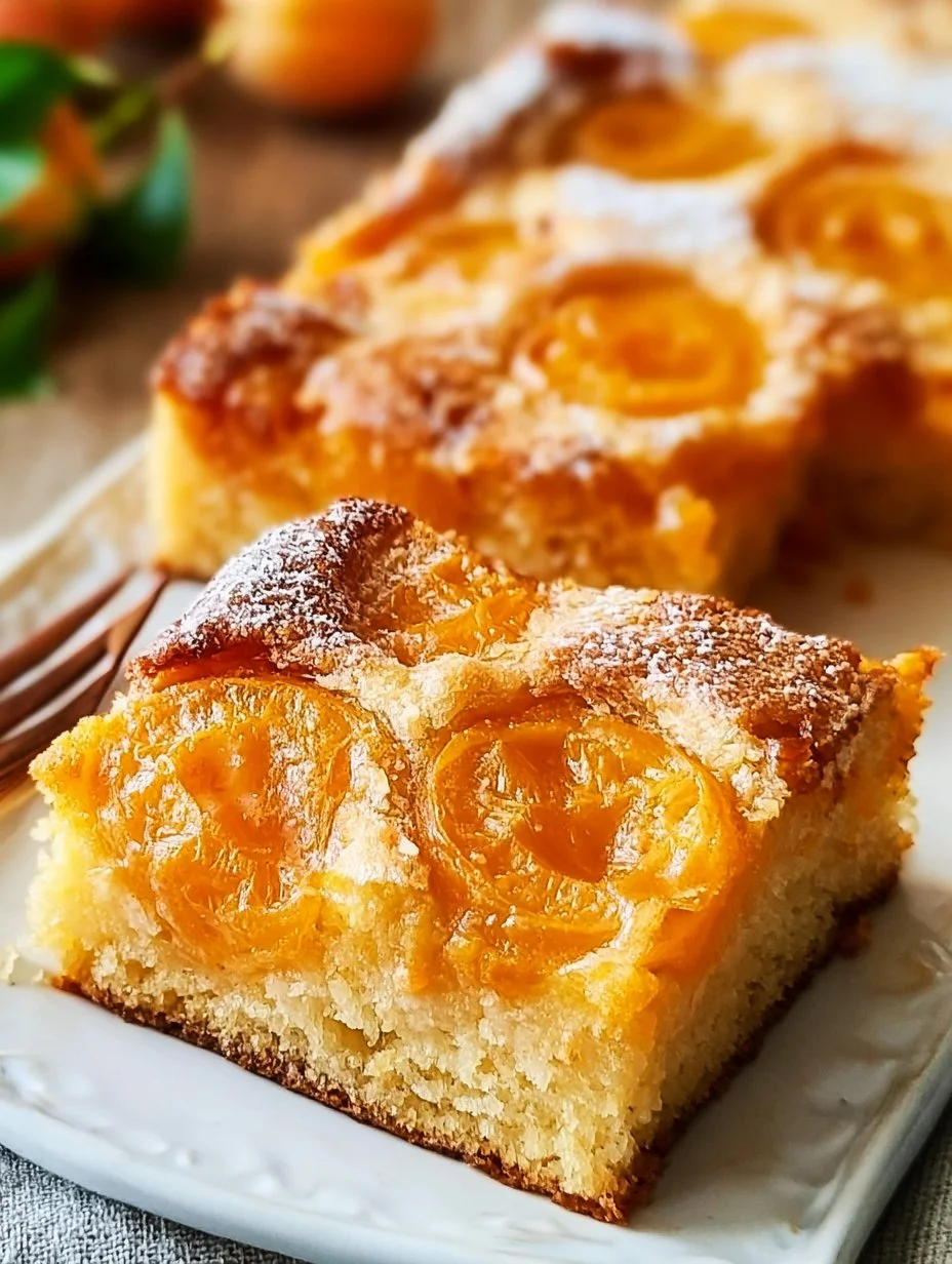 Aprikosen-Blechkuchen