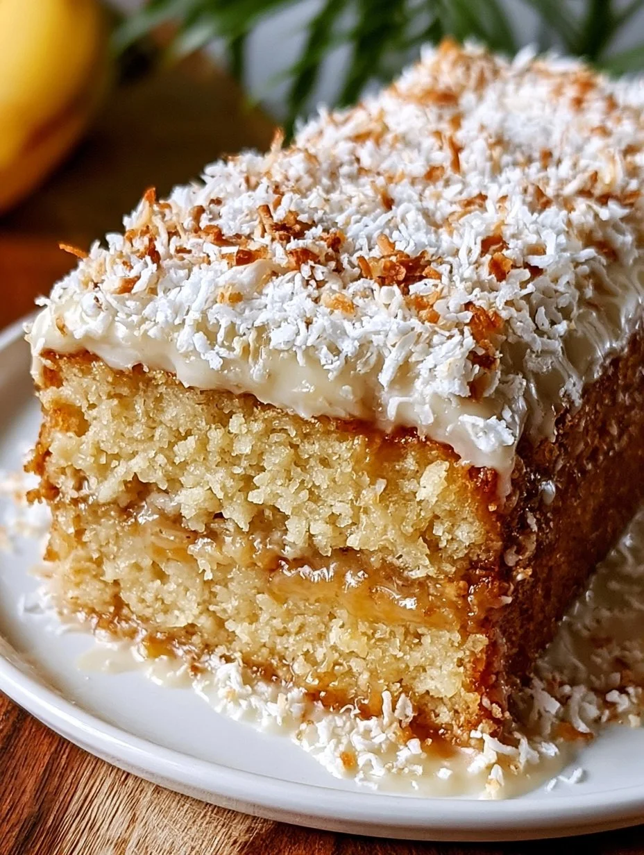 Bananen-Kokos-Kuchen mit Buttermilch und Rum