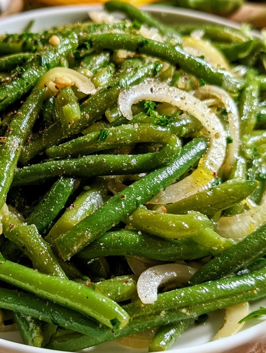 Bohnensalat – klassisch mit Zwiebeln