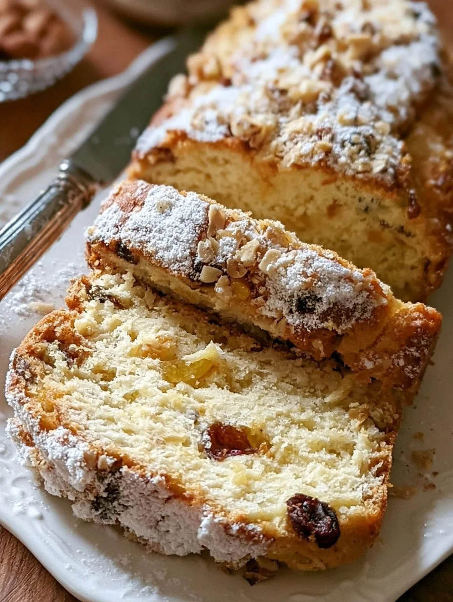 Einfacher Quarkstollen zu Ostern
