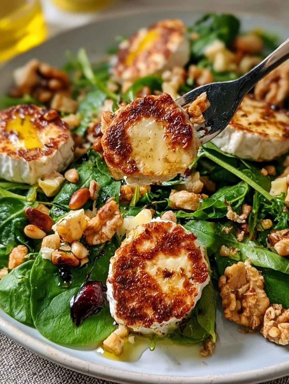 Feldsalat mit Camembert