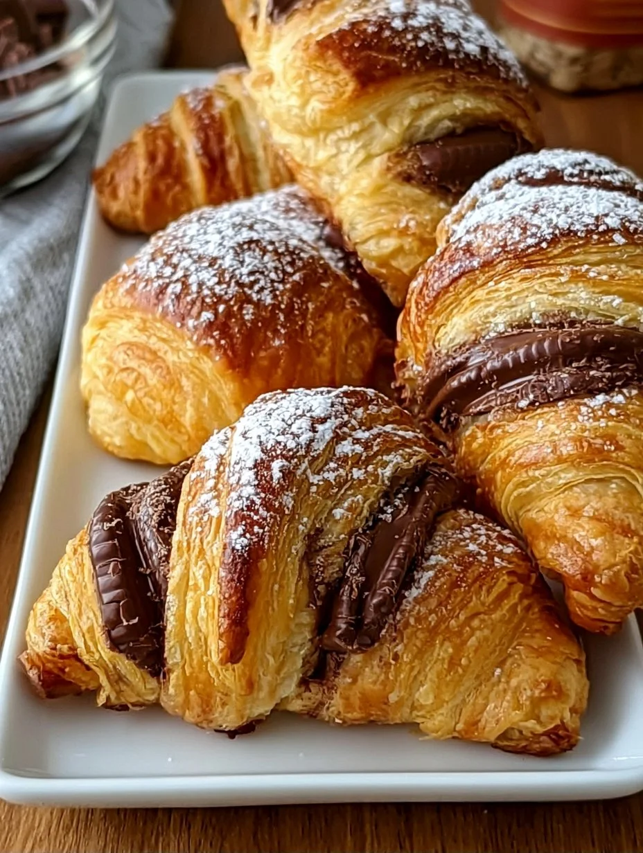 Kinderschokolade Croissants