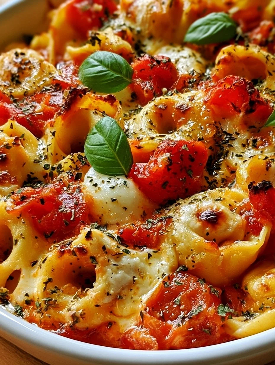 Tortelliniauflauf Tomate Mozzarella